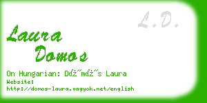 laura domos business card